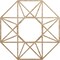 Ekena Millwork Guardian Wood Fretwork Pierced Ceiling Medallion, Red Oak, 36"OD x 14"ID x 3/8"T CMWP36X36X0375GDRO - alternate 1